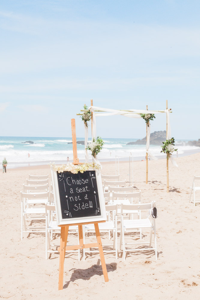 adraga beach wedding in portugal